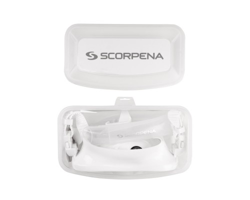 Набор Scorpena маска+трубка для сноркелинга, бел. Взрослым