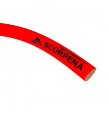 Тяга d16мм Scorpena RED, на отрез 1 м, двухкомпонентная, латексная,  ⌀16 мм