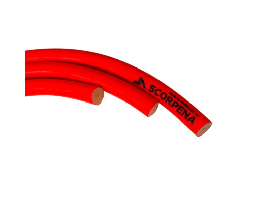 Тяга d18мм Scorpena RED, 15 метров в кор., двухкомпонентная, латексная,  ⌀18 мм