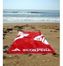 Пляжное покрывало Scorpena, красное, 80х150