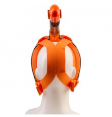Маска полнолицевая для плавания Scorpena Swim средняя, оранж. M